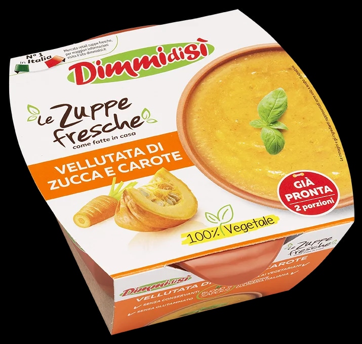 DimmidiSì Krémová polévka s dýní a mrkví (2 porce)