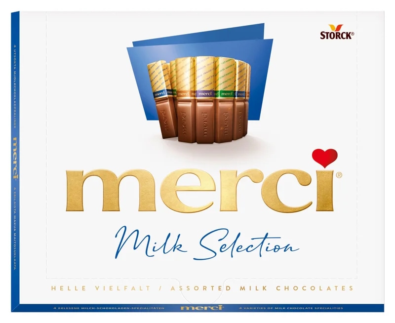 Merci Finest selection s mléčnou čokoládou