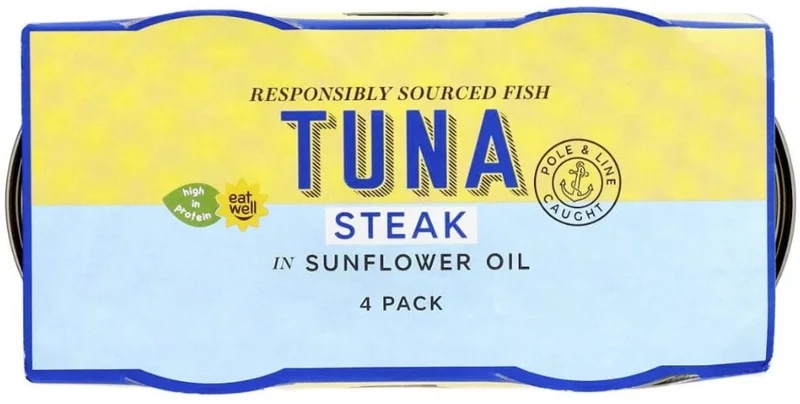 Marks & Spencer Steak z tuňáka ve slunečnicovém oleji 4x150 g