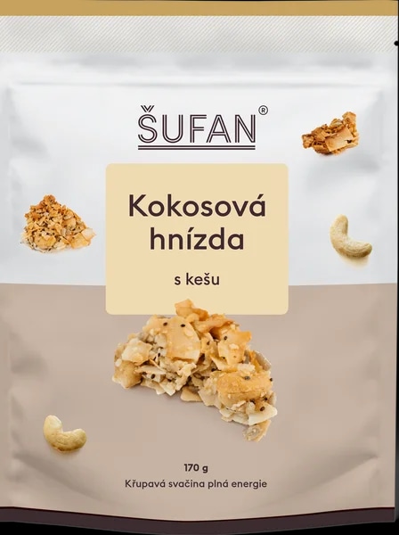 Šufan Kokosová hnízda s kešu