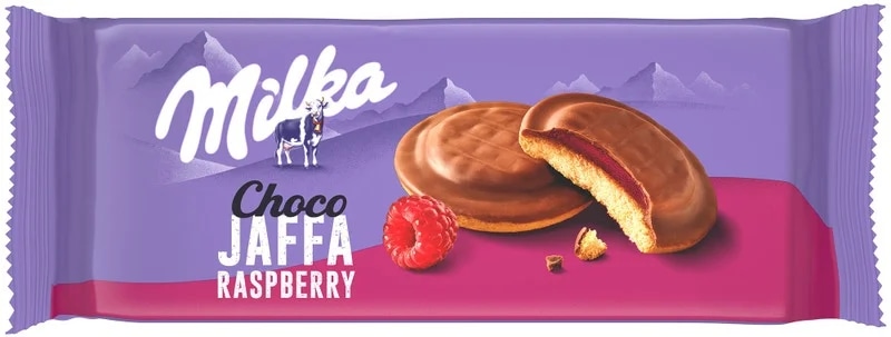 Milka Jaffa Cakes malinové