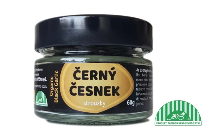 Garlio BIO Česnek černý stroužky, balení