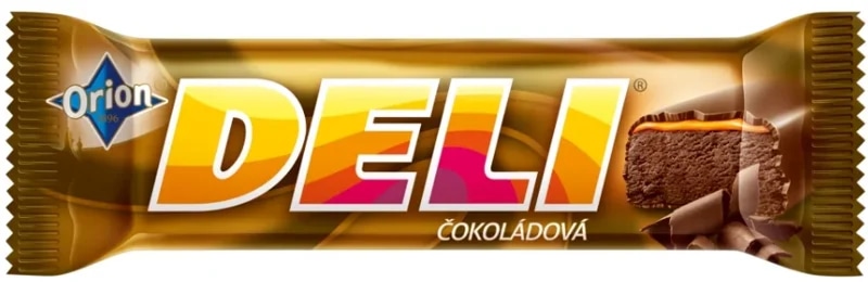 Orion Deli čokoládová tyčinka s náplní v hořké čokoládě