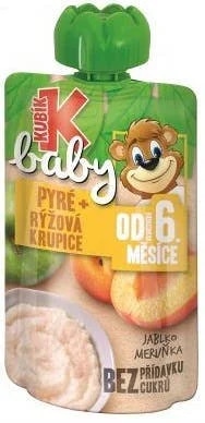 Kubík Baby jablko-meruňka-rýžová krupice