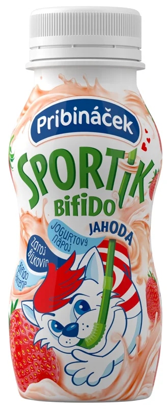 Pribináček Sportík Bifido jahoda