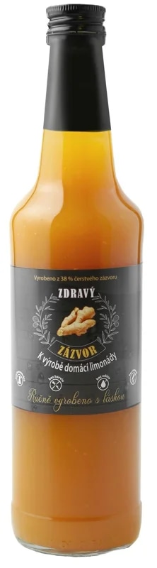 Fresca Zdravý zázvor sirup sklo