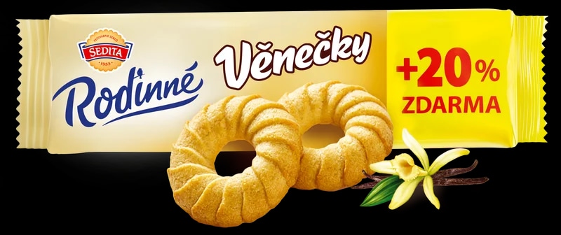 Sedita Rodinné Věnečky vanilkové + 20%