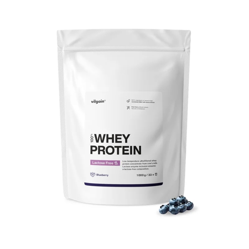Vilgain Lactose Free Whey Protein – borůvka
