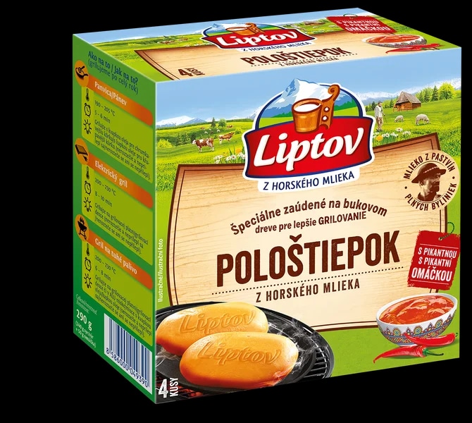 Liptov Pološtiepok na gril s pikantní omáčkou 4 ks