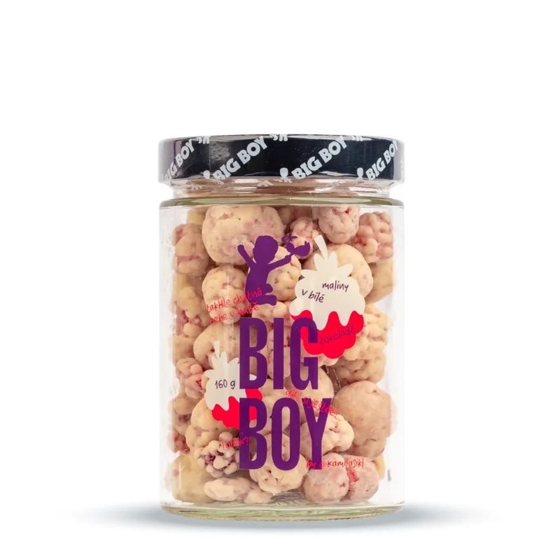 BIG BOY Maliny v bílé čokoládě by @kamilasikl
