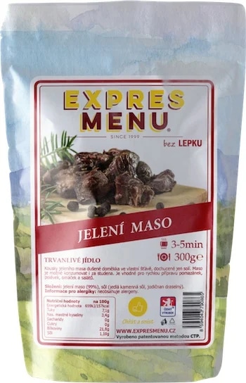 Expres menu maso ve vlastní šťávě - jelení