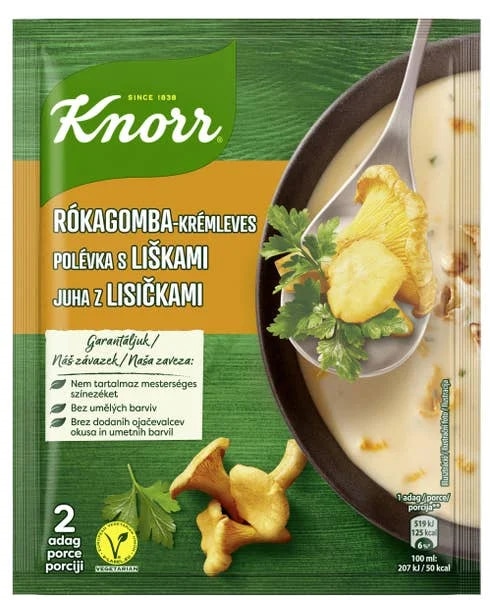 Knorr Polévka krémová s liškami