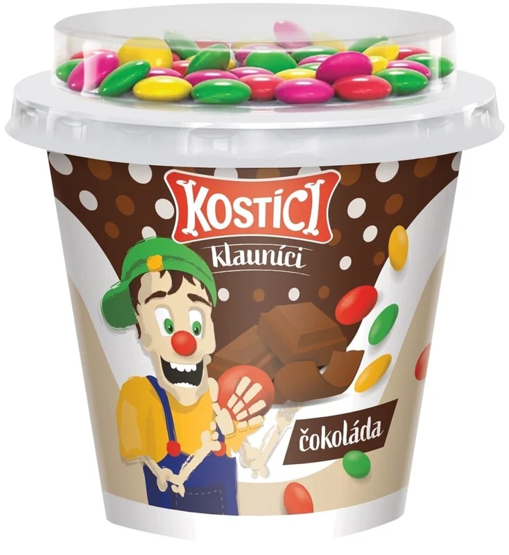 Kostíci Klauníci jogurt čokoládový