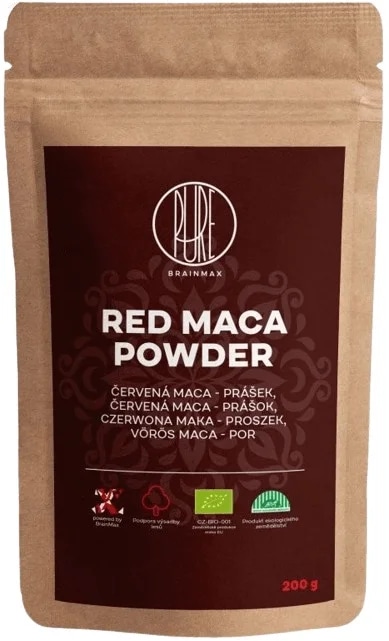 Brainmax Pure Maca červená BIO prášek