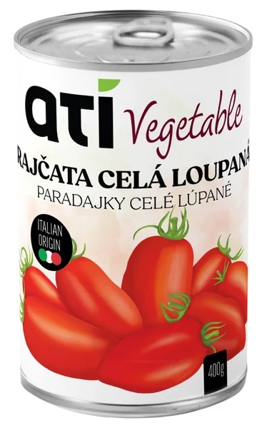 ATI Vegetable Rajčata celá loupaná