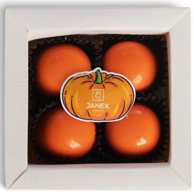Čokoládovna Janek Krabička s pralinkami dýně