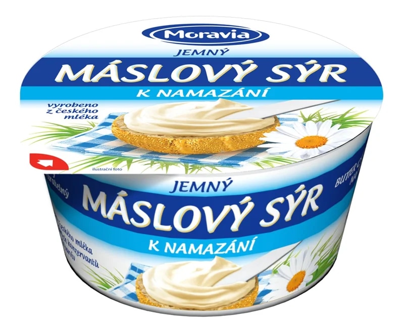 Moravia Jemný tavený máslový sýr