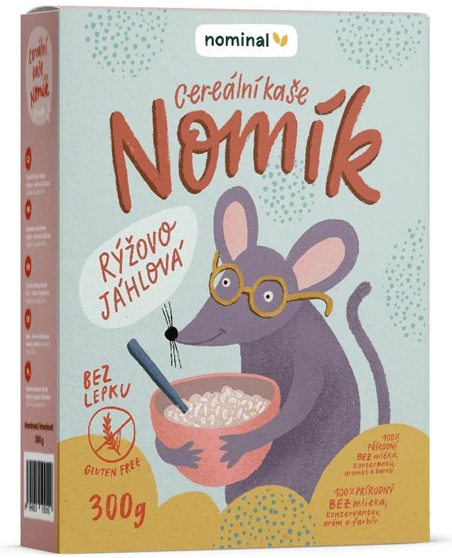 NOMINAL Bezlepková cereální kaše Nomina Nomík