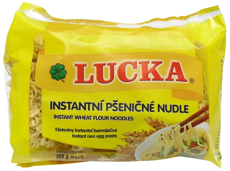 Lucka Instantní nudle pšeničné bezvaječné
