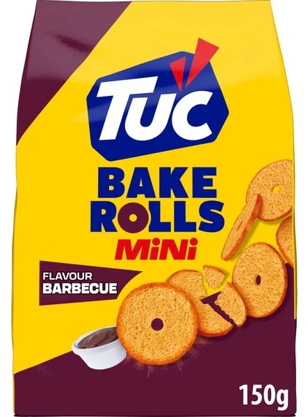 Tuc Bake Rolls Mini příchuť BBQ