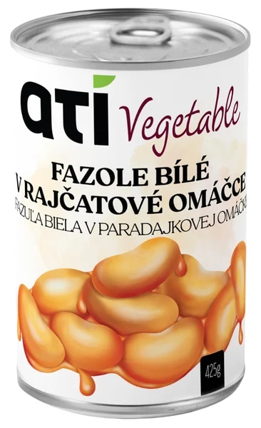ATI Vegetable Fazole bílé v rajčatové omáčce