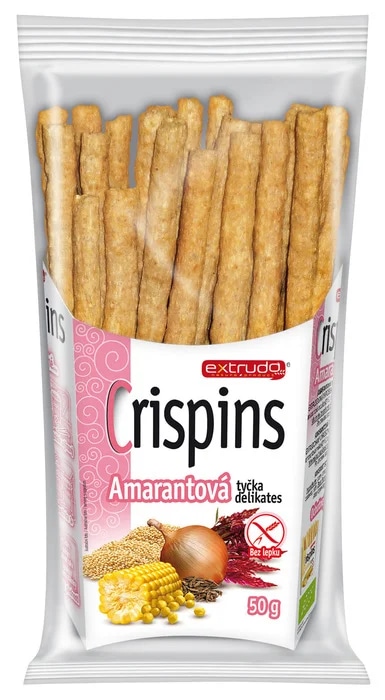 Extrudo Crispins tyčka amarantová delicates BIO