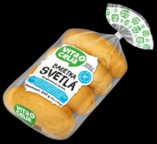 Vitacelia Bagetka bezlepková 4x60g