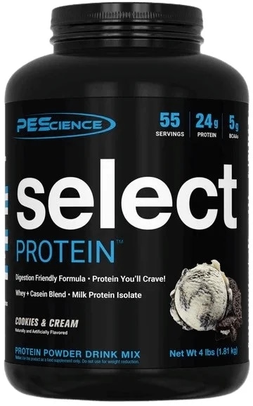 PEScience Select Protein US verze - cookies & cream