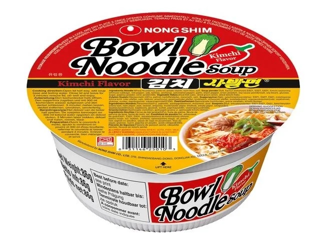 Nong Shim Instantní nudle s příchutí Kimchi