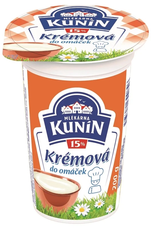 Mlékárna Kunín Krémová do omáček 15%