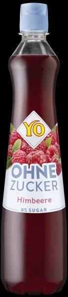 YO Sirup malina bez přidaného cukru
