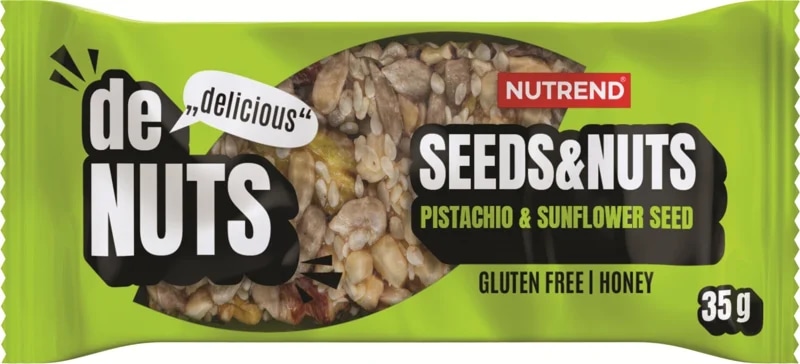 Nutrend DeNuts Seeds&Nuts pistácie a slunečnice