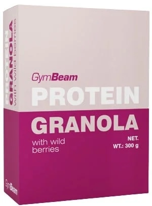 GymBeam Proteinová granola s lesním ovocem