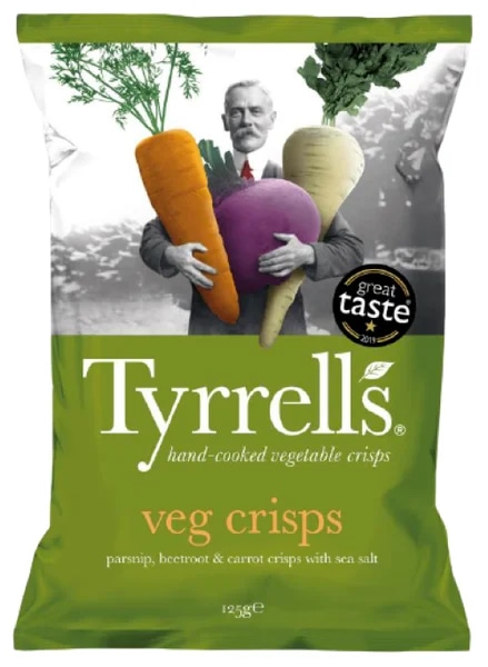 Tyrrells Chips zeleninové