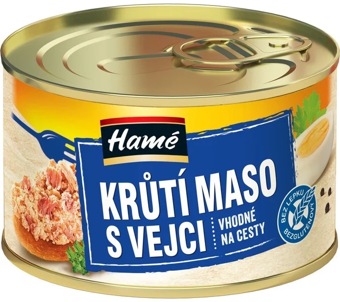 Hamé Krůtí maso s vejci