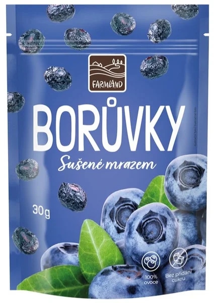 Borůvky sušené mrazem Farmland