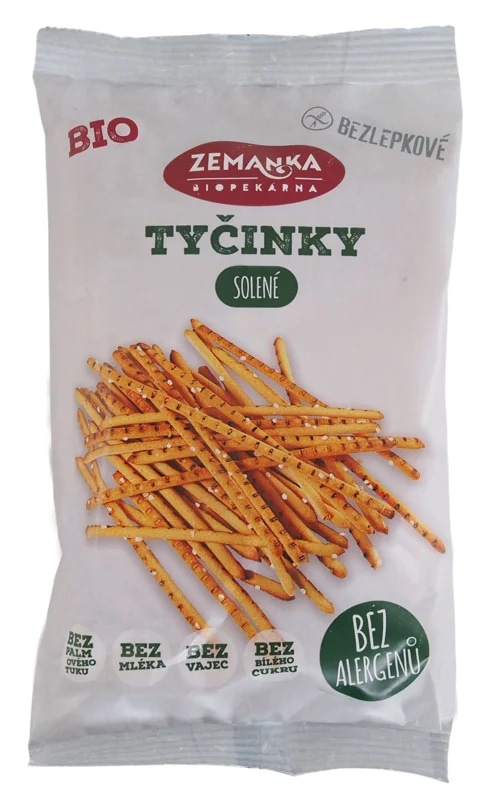 Biopekárna Zemanka BIO Bezlepkové tyčinky solené