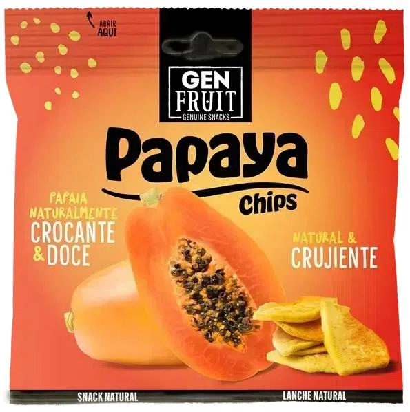 Gen Fruit Papájové chipsy natural