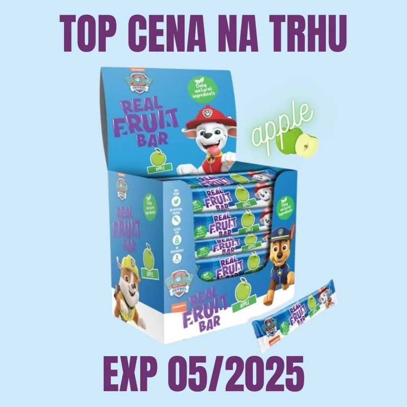 Sergio Ovocná tyčinka "Tlapková Patrola" jablko EXP 05/2025