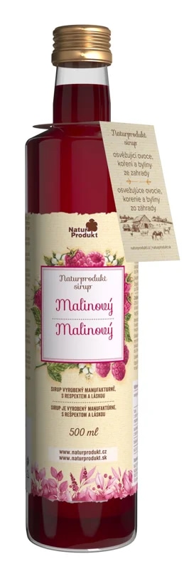Naturprodukt Sirup malinový