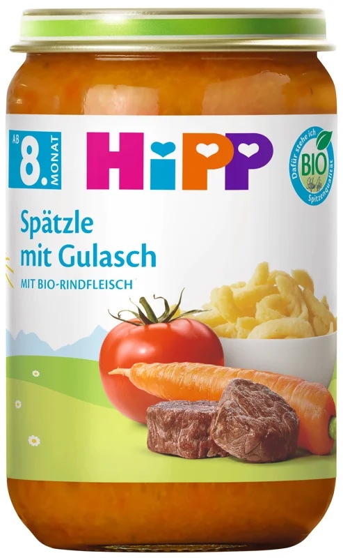 HiPP BIO Špecle a guláš