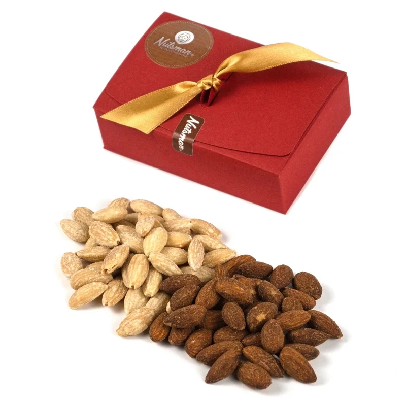 NUTSMAN degustační sada DUO - mandle pražené solené + mandle uzené 2 x