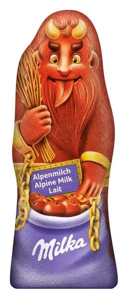 Milka Dutá figurka Čert z mléčné čokolády