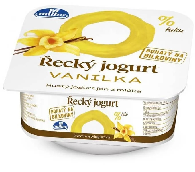 Milko Řecký jogurt 0% vanilka