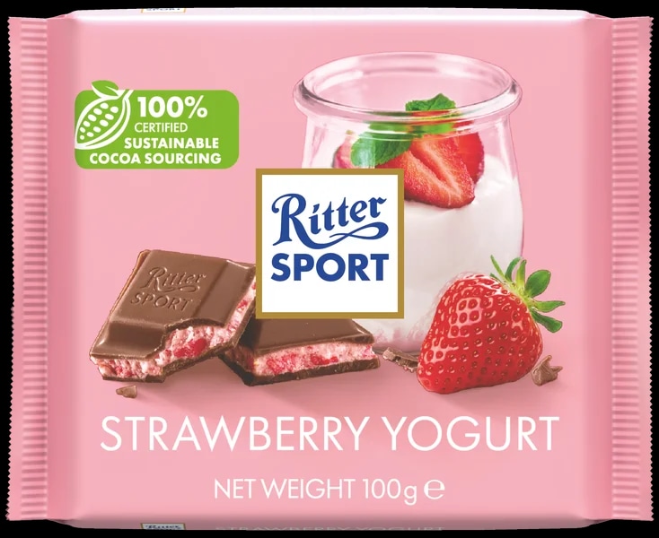 Ritter Sport Čokoláda jahoda-jogurt