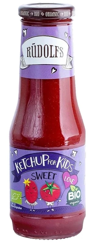 Rudolfs BIO Kečup pro děti sladký