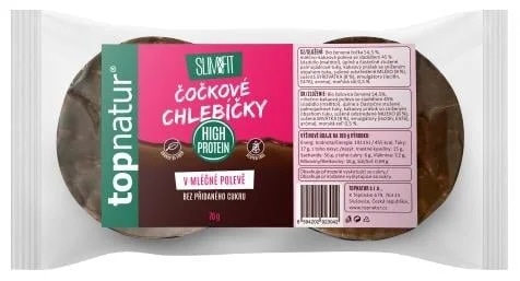 Topnatur Slim & fit čočkové chlebíčky v mléčné polevě