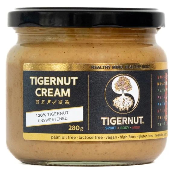 Tigernut Krém z pražených tygřích ořechů bez přidaného cukru