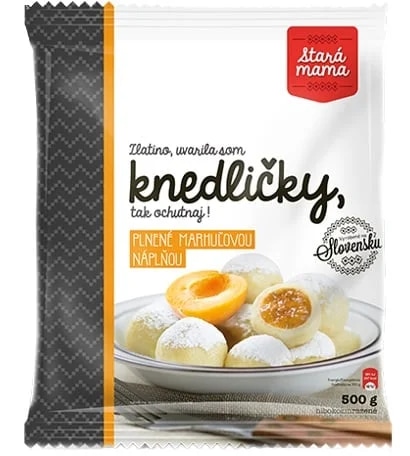 Stará mama Knedlíčky plněné meruňkovou náplní