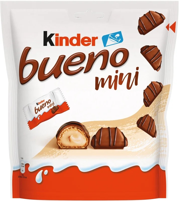 Kinder Bueno Mini oplatka s čokoládovou polevou a mléčnou lískooříškovou náplní